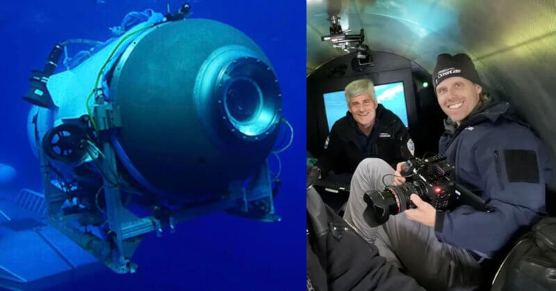 Photographer aboard the Titan submarine
